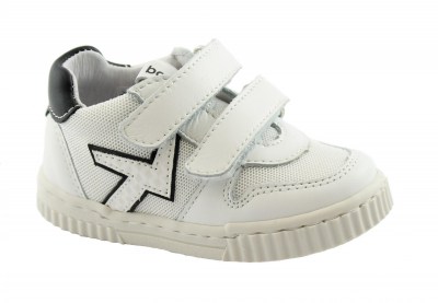 BALOCCHI 111230 MINI 20/25 bianco scarpe primi passi bambino pelle sneakers strappi