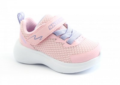 SKECHERS 302470N LTPK pink rosa scarpe bambina sneakers strappo lavabili elastico