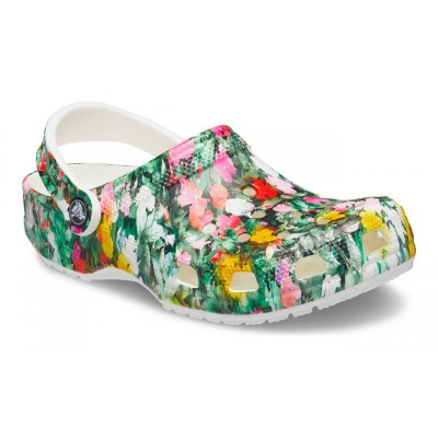 Classic Printed Floral Clog W