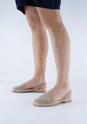 RIA scarpe donna cotone bio minorchine sottopiede imbottito vegan shoes