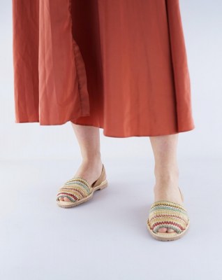 RIA scarpe donna intreccio minorchine sottopiede imbottito vegan shoes