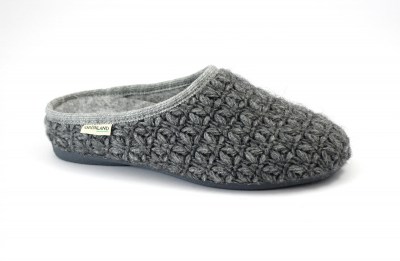 GRUNLAND ADRI CI0249 grigio ciabatte pantofole donna maglia