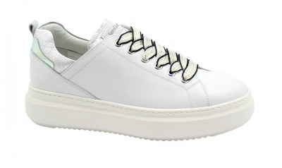 NERO GIARDINI E115262 bianco scarpe donna sneakers lacci pelle
platform