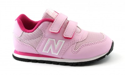 NEW BALANCE IV500 RK rosa scarpe bambina strappi sneakers