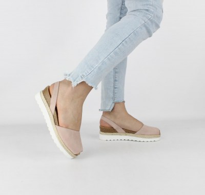 RIA scarpe donna sandali minorchine platform corda vegan shoes